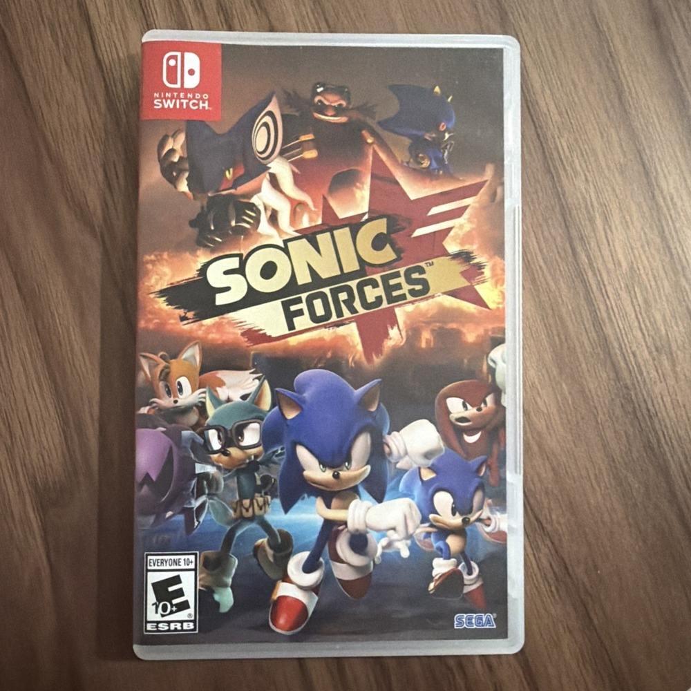 Sega Sonic Forces Nintendo Switch One Size Multicolor Excellent Action Game